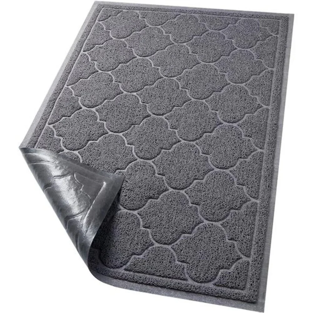 Door Mat Large 24x36 Inch Indoor Outdoor Doormat, Non-Slip Low-Profile Design
